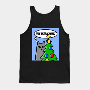 This Tree is Mine! Cat Christmas Tree Tank Top